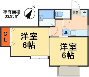 シティコーポ園生の物件間取画像